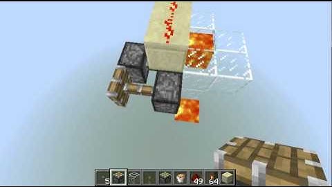 Minecraft: Falling lava blade