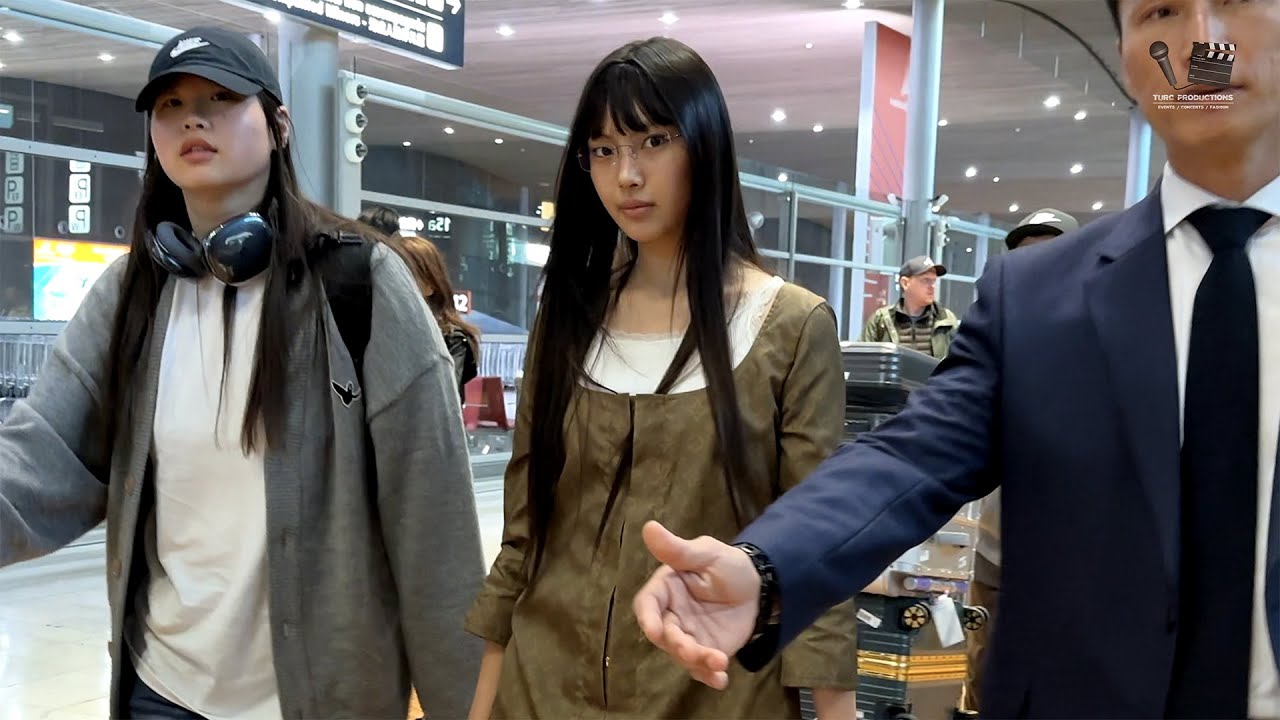 240929 (NEW JEANS) HYEIN Paris Charles de Gaulle Arrivial for Louis Vuitton