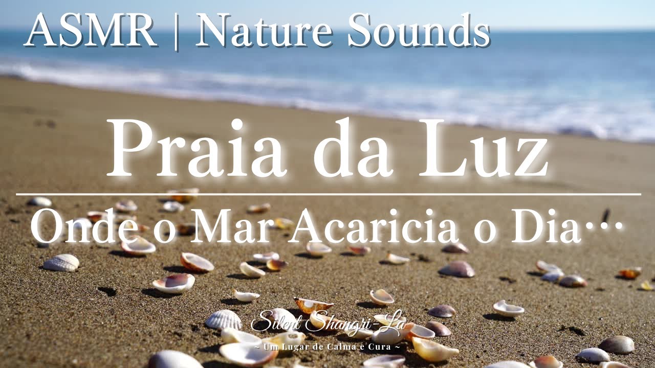 【ASMR/Sons da Natureza】Praia da Luz – Onde o Mar Acaricia o Dia【Sono/Estudo/Meditação】