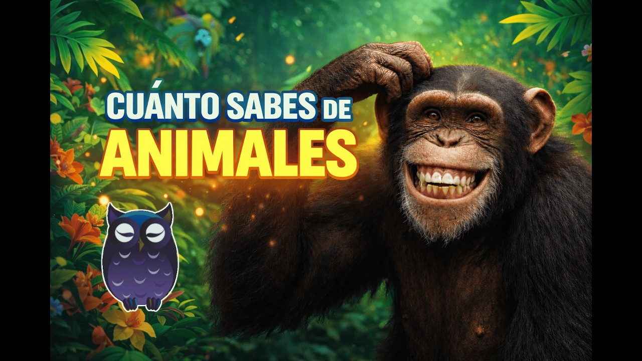 🐘 50 preguntas sobre ANIMALES 🦜🦒 🐢 TEST / TRIVIA / QUIZ  Saber es Poder 🦉