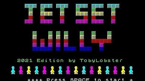 Jet Set Willy (BBC Micro) 2021 Edition - A Speedy Play Through