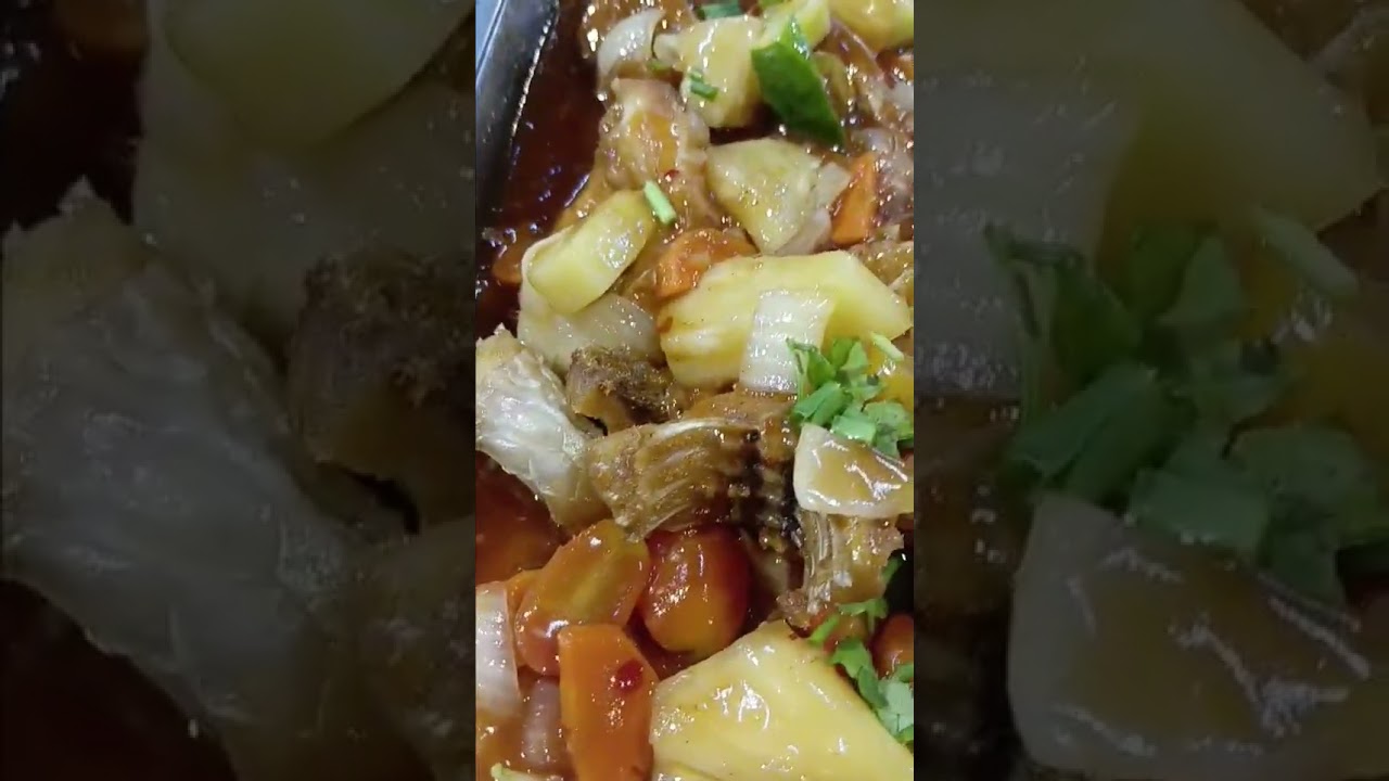 เมนูปลาทับทิม ปลานิล หูหมูต้ม #verynice #thaifood #อาหารไทย #hotfood #delicious