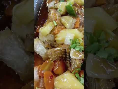 เมนูปลาทับทิม ปลานิล หูหมูต้ม #verynice #thaifood #อาหารไทย #hotfood #delicious