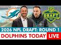 Miami Dolphins NFL Draft 2026 Live Round 1