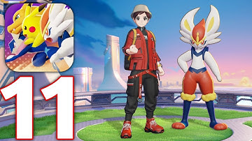 Pokemon Unite Mobile Gameplay Walkthrough Part 11 - Cinderace (ios,Android)