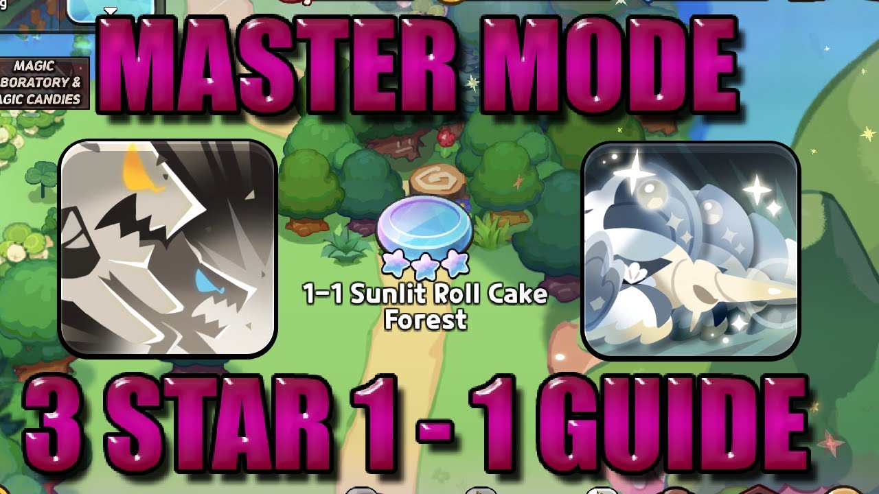 Master Mode 1 1 3 Star Guide Cookie Run Kingdom CRK YouTube Master Mode 1 1 3 Star Guide Cookie Run Kingdom CRK YouTube