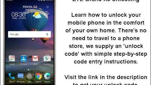 Unlock ZTE Grand X3 - SIM Network Unlock PIN