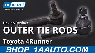 How to Replace Outer Tie Rod Ends 0309 Toyota 4Runner