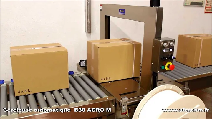 SFERE BM Emballage - B30 AGRO M Cercleuse automatique Inox 304L