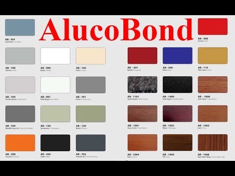 ALUCOBOND - Panneau Composite Aluminium - Toutes Les Couleurs - Bencoma