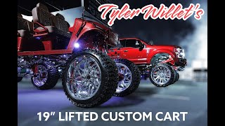 INSANE SEMA GOLF CART 19' lift by West Coast Carts