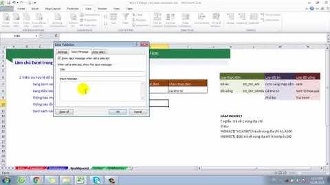 Bai 16 Merge cell, data validation trong Excel   part2