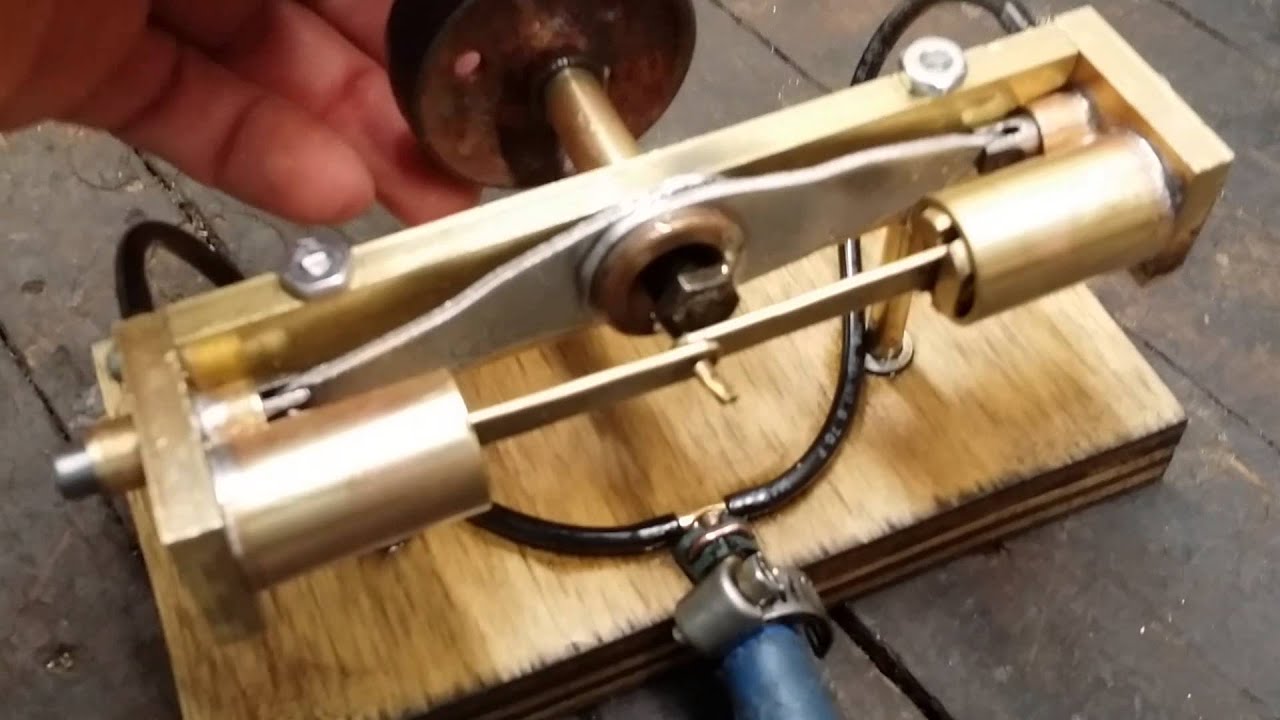 Home made steam engine - YouTube