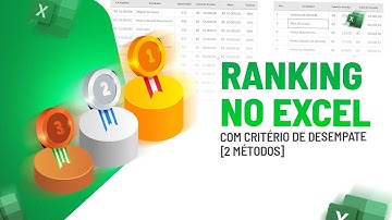 Ranking no Excel com Critério de Desempate [2 Métodos]