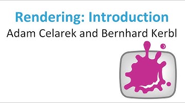 Rendering Course Introduction