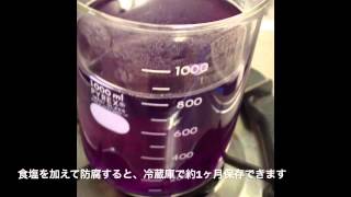 理科 ムラサキキャベツの指示薬を作る