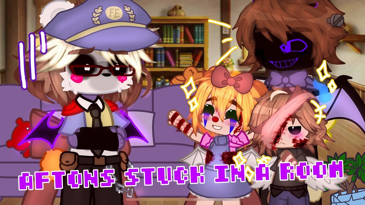{~Aftons stuck in a room for 48 hours!~} // Part 2/4 //[#fnaf, #gacha, #aftons, #aftonfamily, #myau]