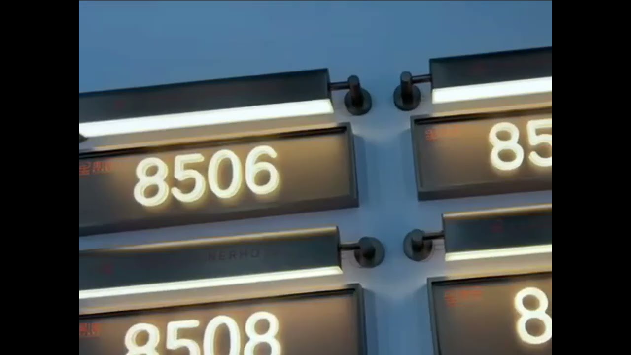 Solar-Powered Illuminated Door Sign – Eco-Friendly & Bright