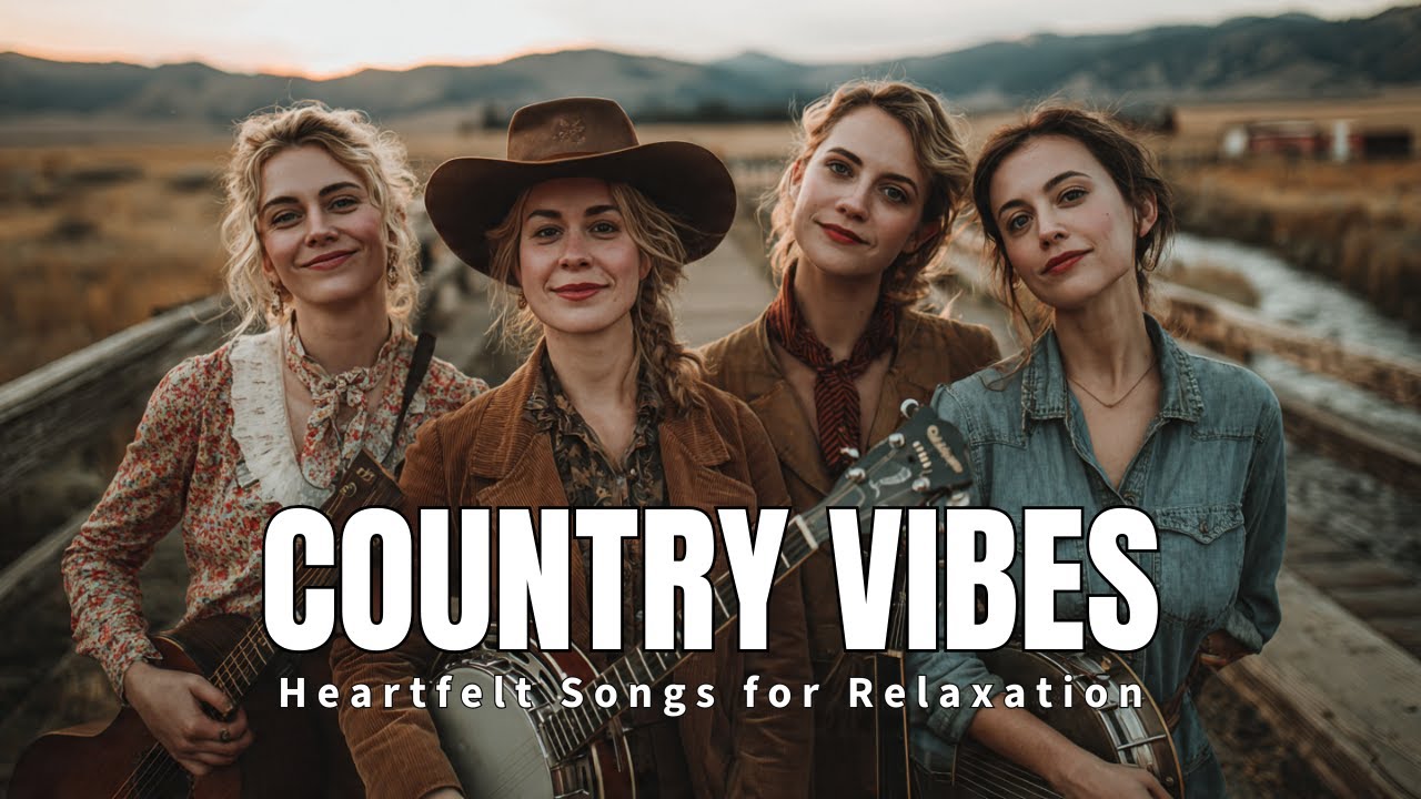 Calm and Easy Country Music Mix from the 90s for Background Music and Relaxing Moments