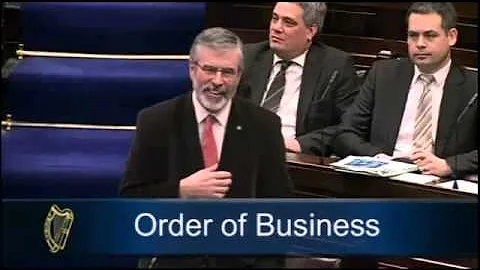 Government TDs don't like Gerry Adams' suggestion ...