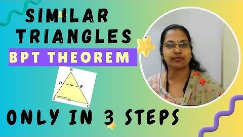 SIMILAR TRIANGLES | only in 3 steps ✓Basic Proportionality THEOREM #ssc #cbseclass10