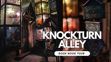 Building Knockturn Alley in Miniature – Borgin and Burkes Book Nook!