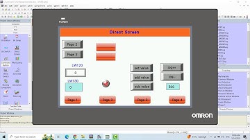 Omron NB Designer Command Button #hmi #programming