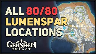 All 80 Lumenspar Locations Genshin Impact