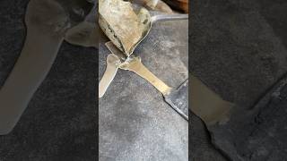 Damage battery plate repair #battery #repair