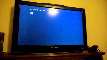 Acorn Atom - Video Problems 1