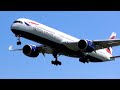Heathrow Airport Plane Spotting, Runway 27L Arrivals - 13-06-21