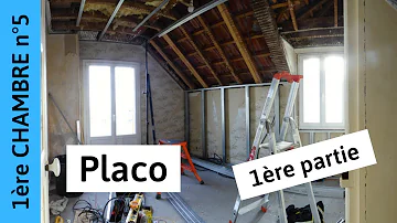Comment mettre du placo dans des combles ?