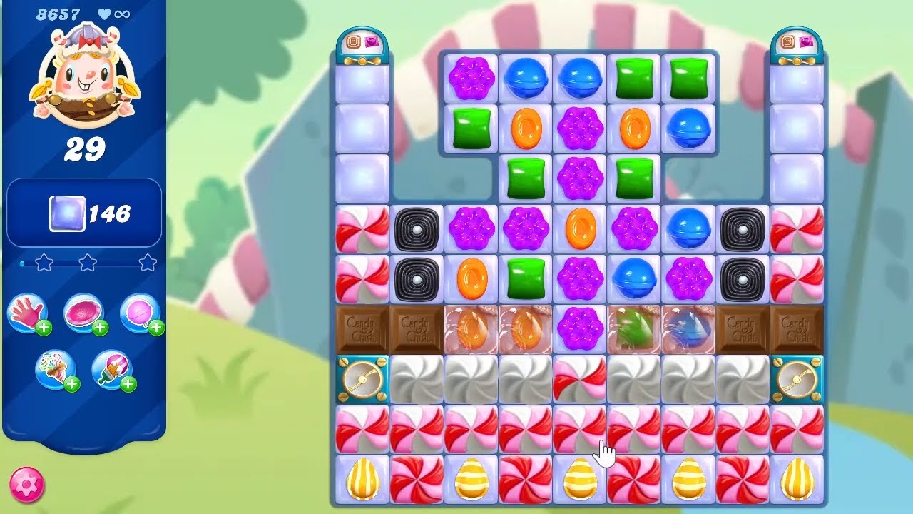 candy candy です Candy Crush Saga LEVEL 3657 NO BOOSTERS - YouTube
