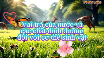 KHTN 7 (Sinh học) - Vai trò của nước và chất dinh dưỡng đối với cơ thể sinh vật-bio video - PNCaudio