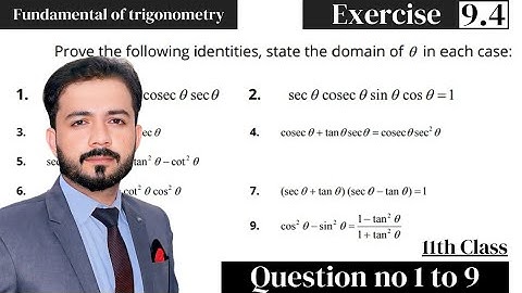 11th class math exercise 9.4 Question no 1 to 9 | Exercise 9.4 Fsc part 1 | Ics