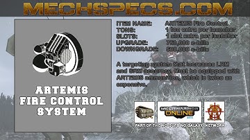 Player Guide: Artemis Fire Control System