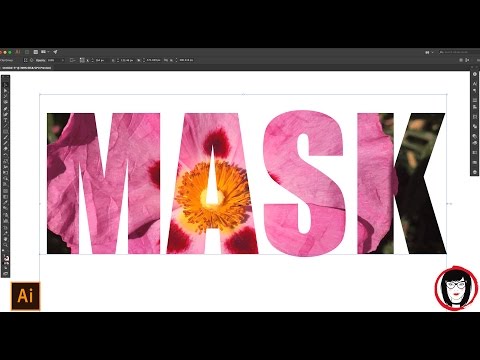 How to put photos inside text, a shape, or a compound path in Illustrator