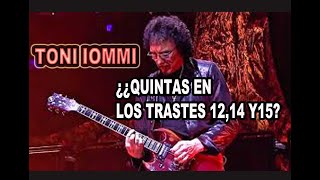 ¿POR QUÉ IOMMI no TOCABA EN BLACK SABBATH EL PODEROSO MI5 ABIERTO...y tocaba sus QUINTAS tan abajo?