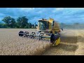  moisson 2020  leta nj agri duo de new holland tx66  coupe de 610 m