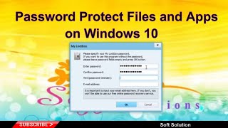 How to Password Protect Files and Apps on Windows 10 screenshot 2