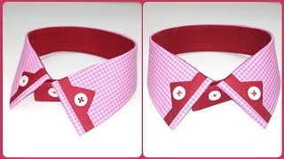 Shirt Collar Design | How to make shirt collar |Latest collar pattern 2019