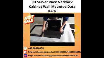 9U Server Rack Network Cabinet Wall Mounted Data Rack
