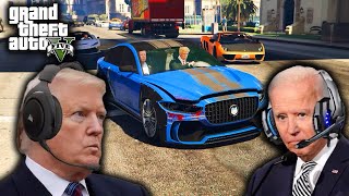 US Presidents Survive Wild Street Race In GTA 5