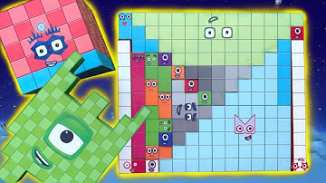 Looking for Numberblocks NEW 125 267 Puzzle Tetris Shape ASMR  | Numberblocks Satisfying Video