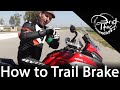This will save your life! How to trail brake on the street.