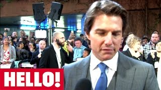 Tom Cruise, Simon Pegg & Rebecca Ferguson With Hello At Mission Impossible Rogue Nation