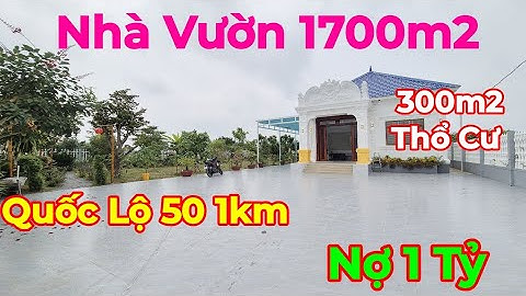 🔥NHÀ VƯỜN NGHĨ DƯỠNG 1700M2 - CÓ 300M2 THỔ CƯ - SỔ HỒNG RIÊNG - CÂY ĂN TRÁI - AO CÁ - CHỒI MÁT 