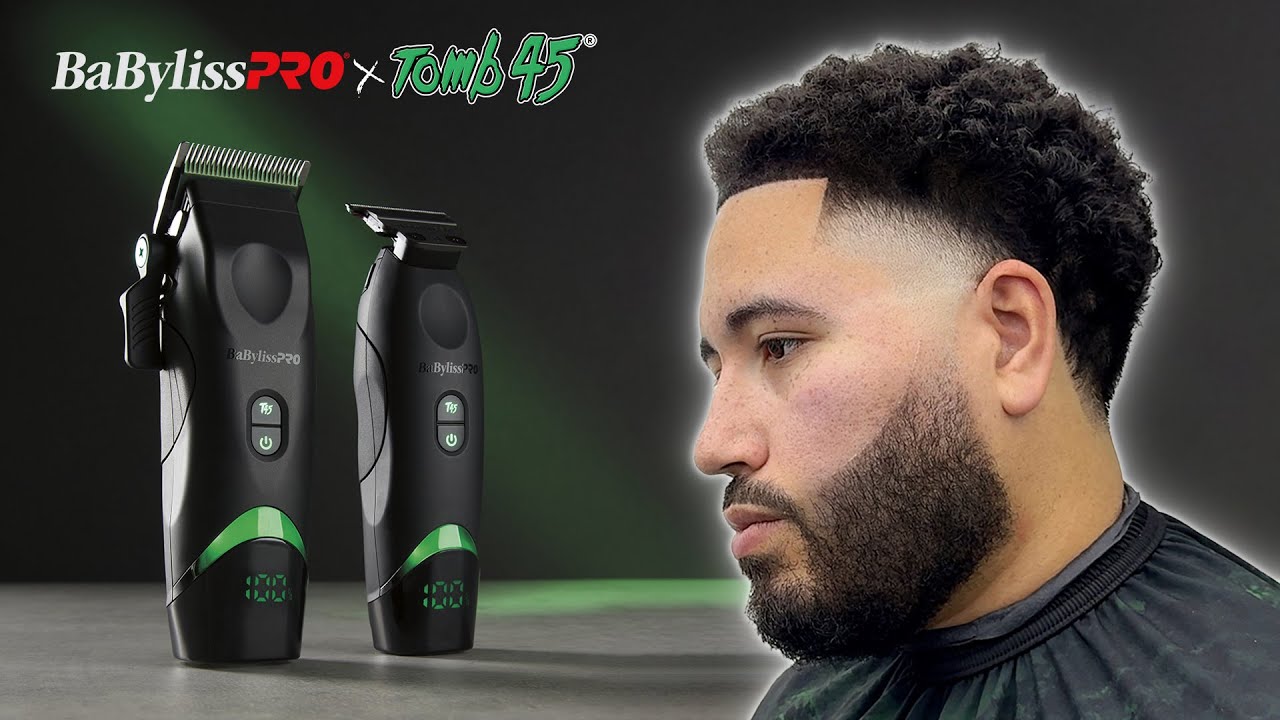 First cut with the T45 ? BabylissPro x Tomb45 Clipper and Trimmer 