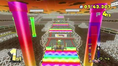 Mario Kart Wii (Fusion) Custom Tracks - Mirror (1 Player) #080 with Spike