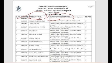 ଆସିଗଲା Rejection List | Big Update | OSSC Recruitment Rejection Notice | Rejection List Out |